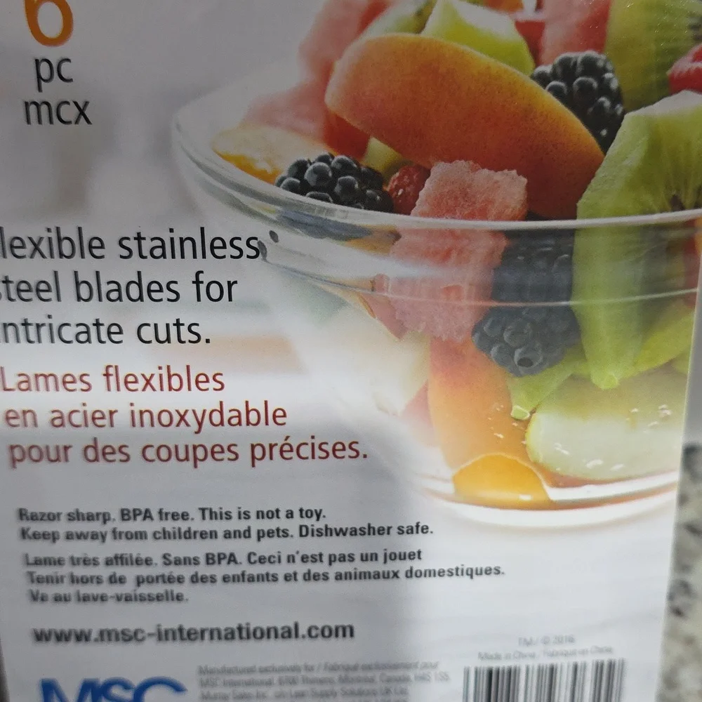 6 Pc Garnishing Knifes Set